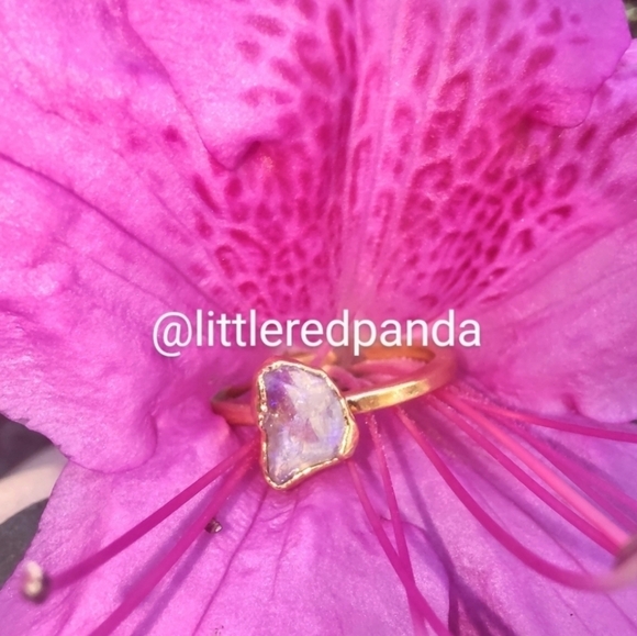 Australian rock opal adjustable ring - Picture 4 of 6